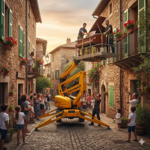 Travaux en hauteur : pourquoi la nacelle détrône l'échelle et l'échafaudage, Porto-Vecchio, LOCSAMAT