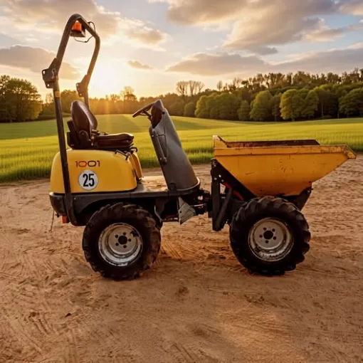 Photo d'un mini dumper 1 tonne Locsamat