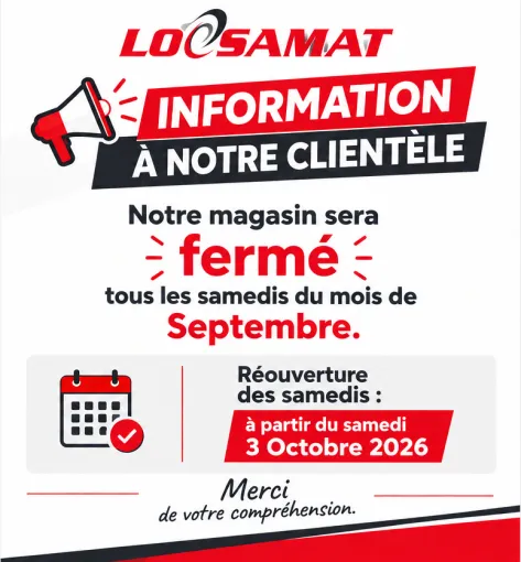 INFORMATION CLIENTELE , Porto-Vecchio, LOCSAMAT